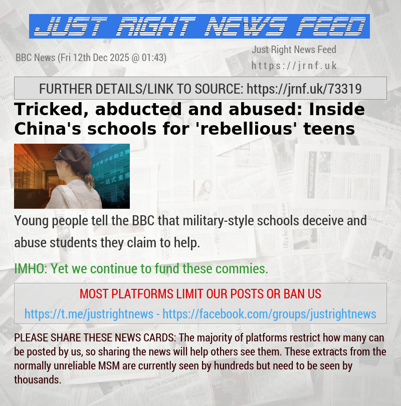 Tricked, abducted and abused: Inside China’s schools for ’rebellious’ teens