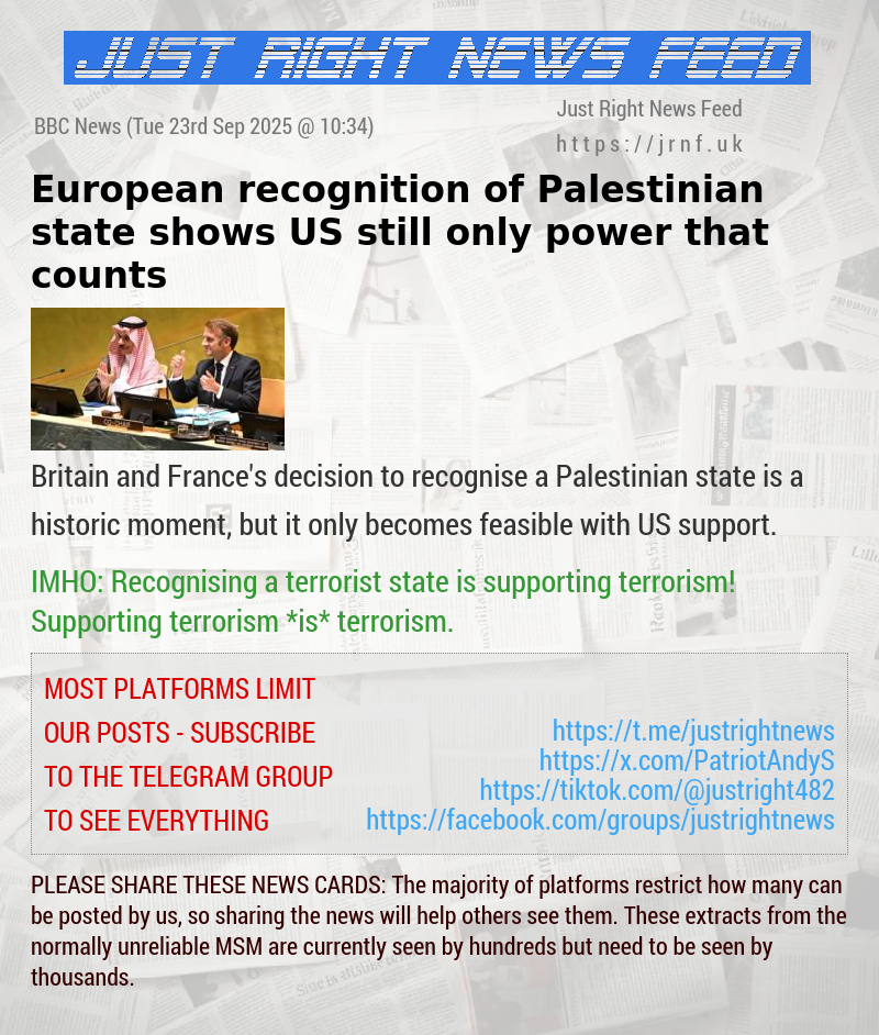 European recognition of Palestinian state shows US still only power that counts