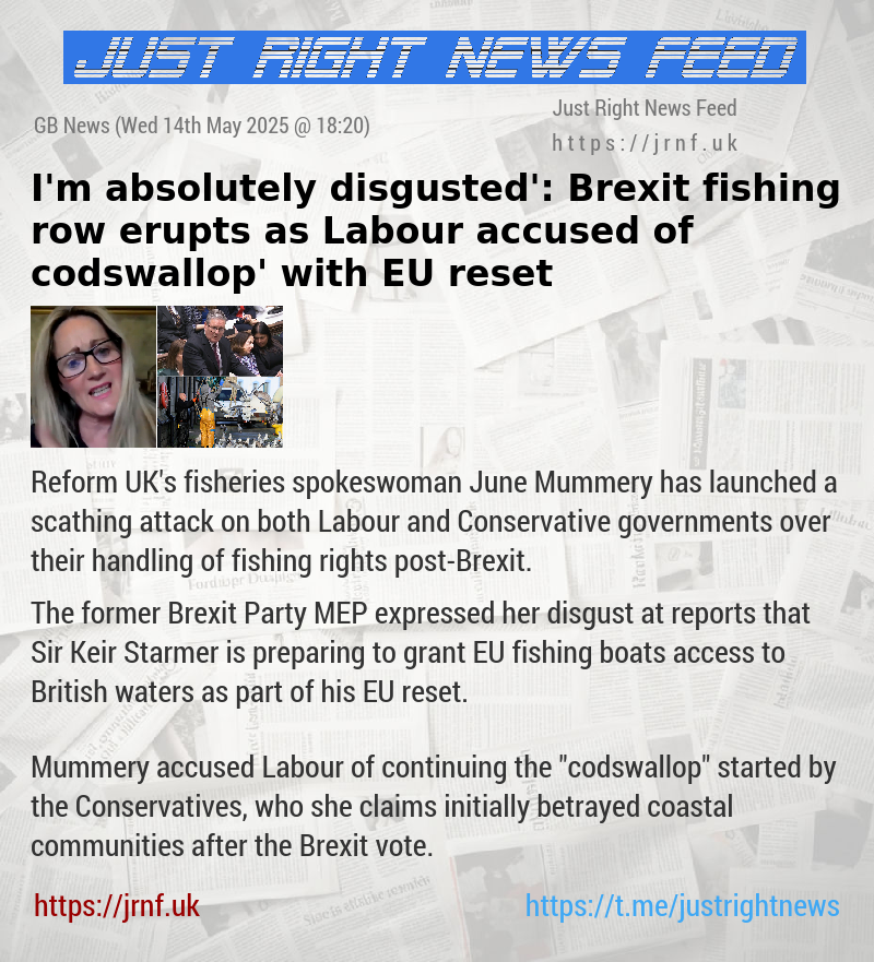 ‘I’m absolutely disgusted’: Brexit fishing row erupts as Labour accused of ‘codswallop’ with EU reset