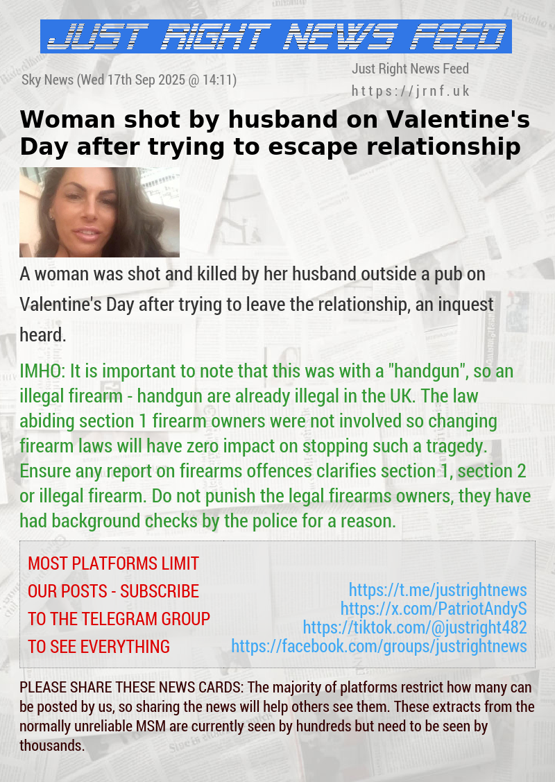 Woman shot by husband on Valentine’s Day after trying to escape relationship