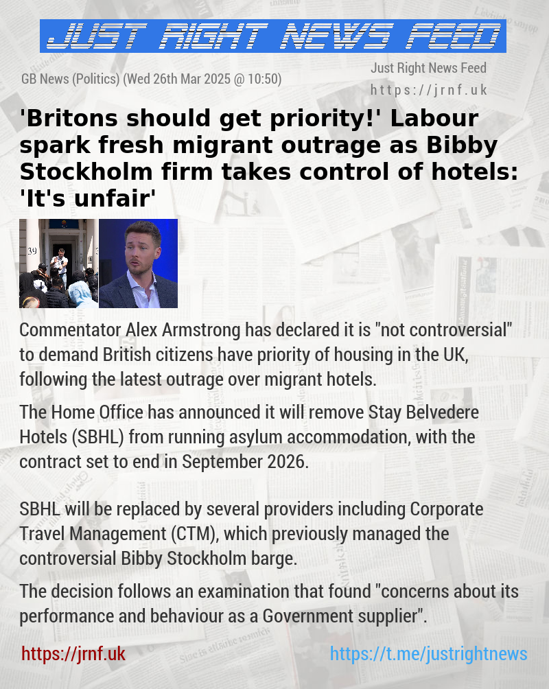 ’Britons should get priority!’ Labour spark fresh migrant outrage as Bibby Stockholm firm takes control of hotels: ’It’s unfair’