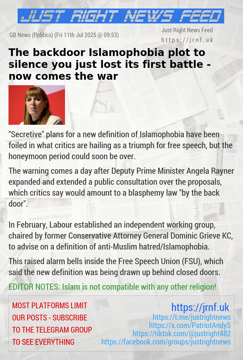 The backdoor Islamophobia plot to silence you just lost its first battle — now comes the war