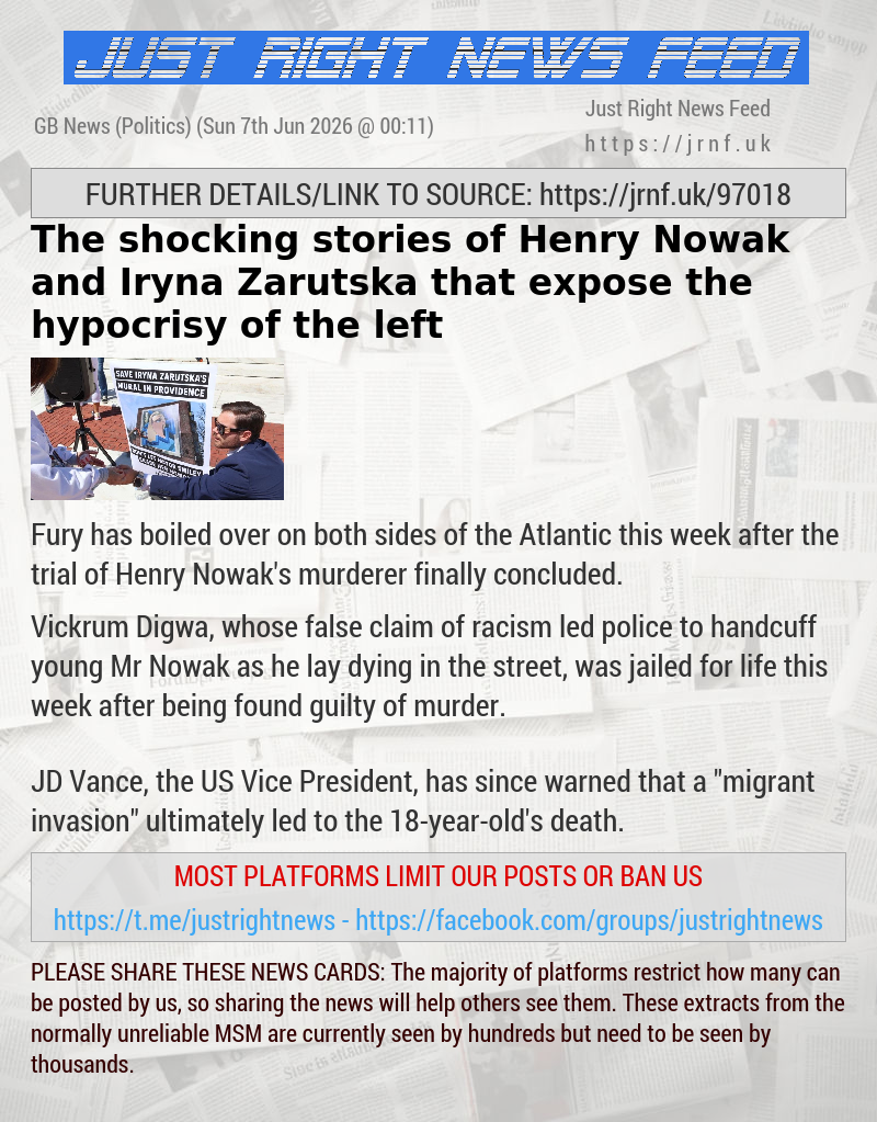 The shocking stories of Henry Nowak and Iryna Zarutska that expose the hypocrisy of the left