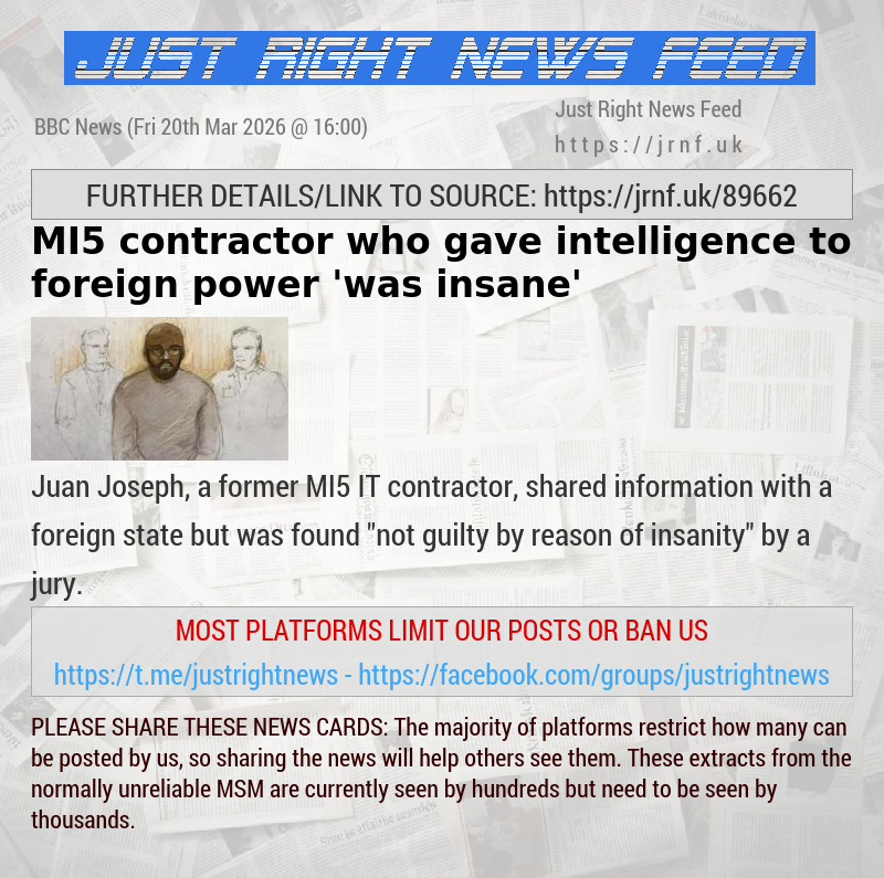 MI5 contractor who gave intelligence to foreign power ’was insane’