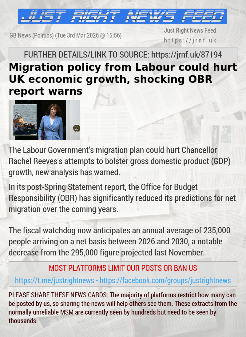 Migration policy from Labour could hurt UK economic growth, shocking OBR report warns