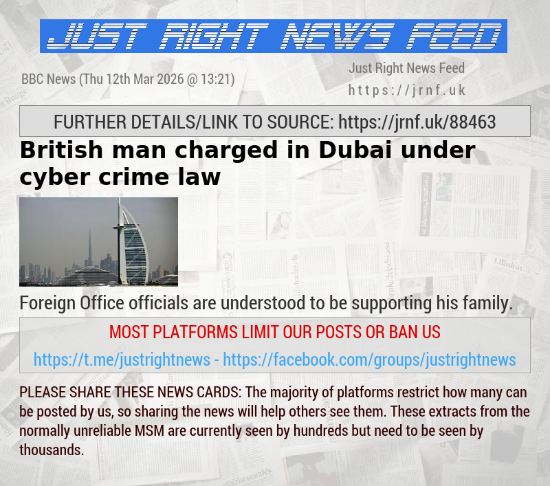 British man charged in Dubai under cyber—crime law