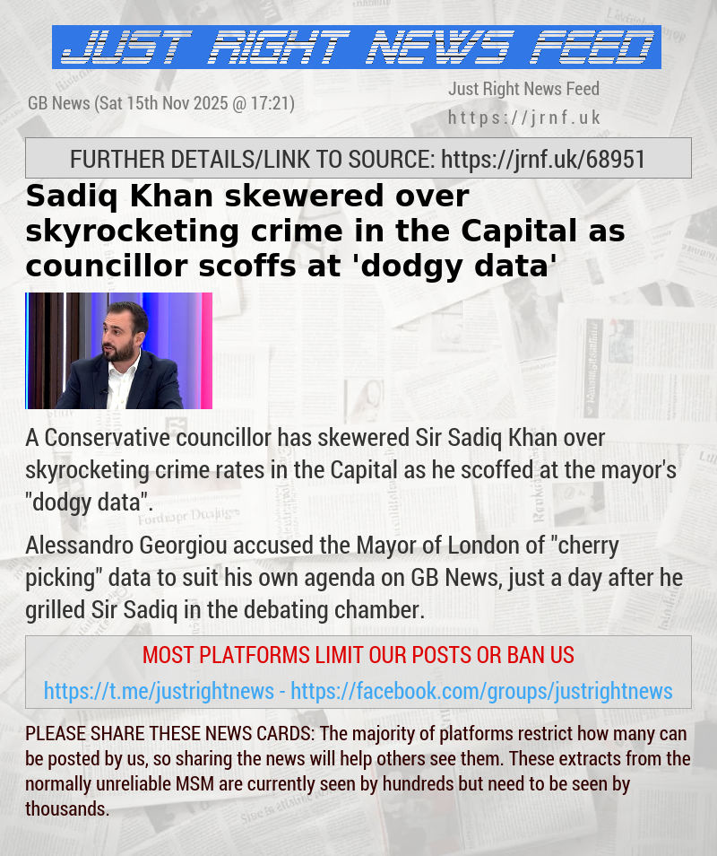Sadiq Khan skewered over skyrocketing crime in the Capital as councillor scoffs at ’dodgy data’