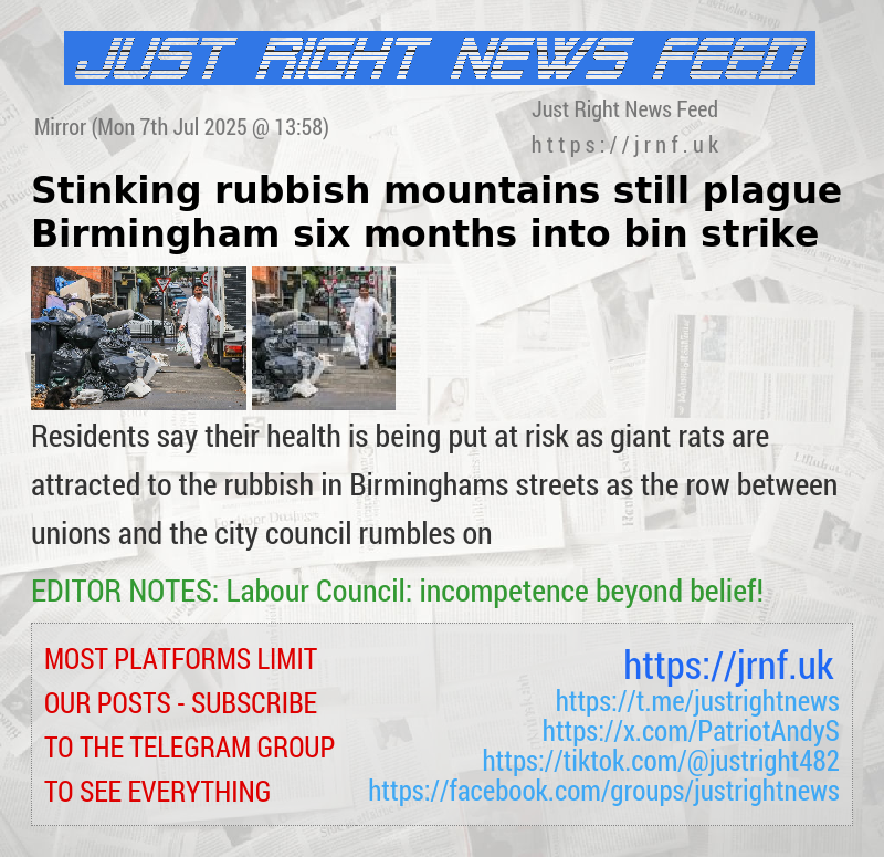 Stinking rubbish mountains still plague Birmingham six months into bin strike