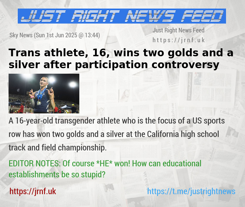 Trans athlete, 16, wins two golds and a silver after participation controversy