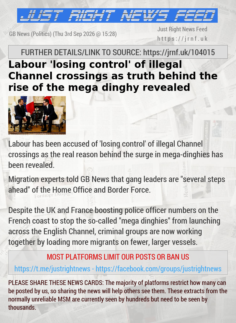 Labour ’losing control’ of illegal Channel crossings as truth behind the rise of the mega—dinghy revealed