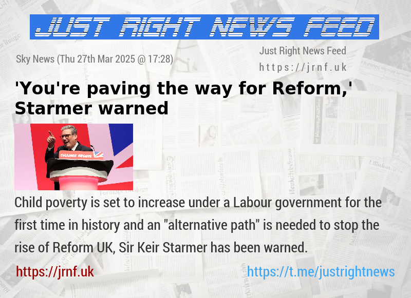 ’You’re paving the way for Reform,’ Starmer warned