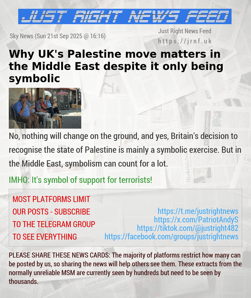 Why UK’s Palestine move matters in the Middle East despite it only being symbolic