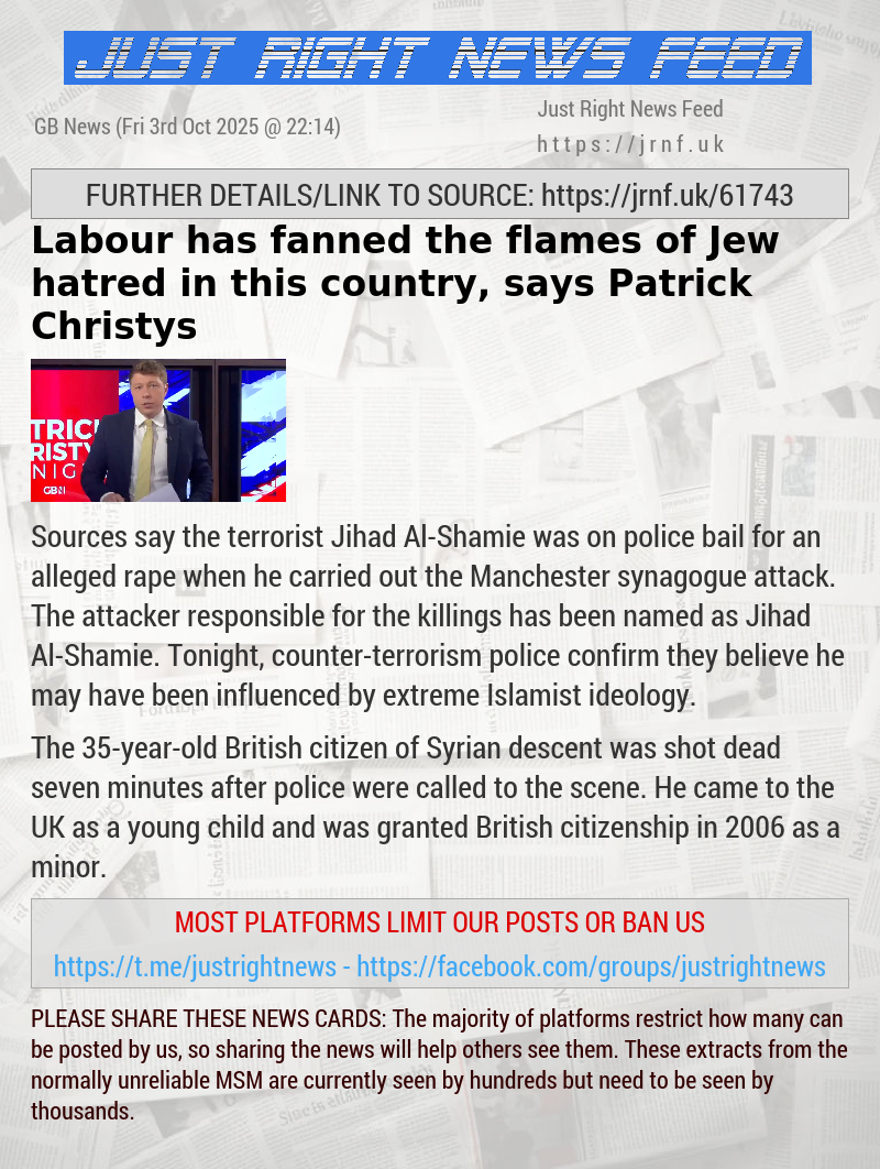Labour has fanned the flames of Jew—hatred in this country, says Patrick Christys