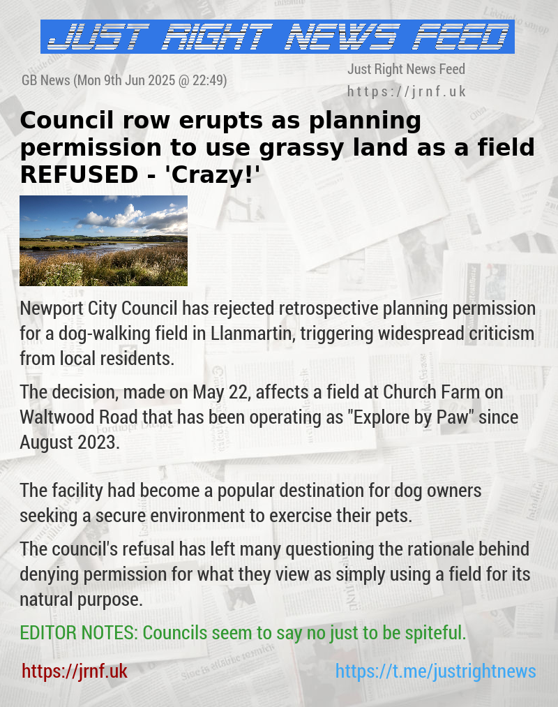 Council row erupts as planning permission to use grassy land as a field REFUSED — ’Crazy!’