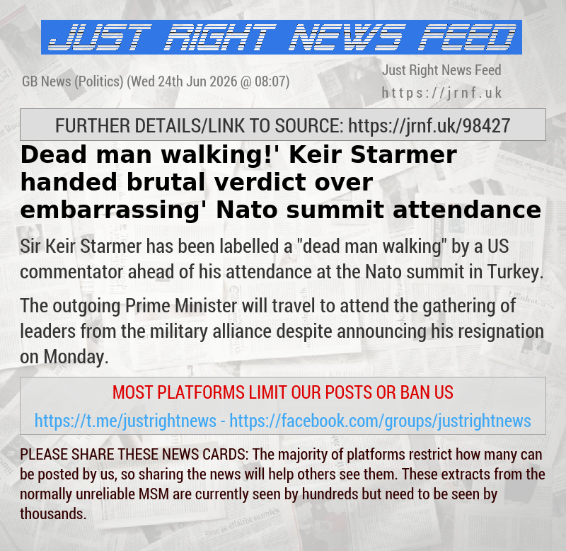 ‘Dead man walking!’ Keir Starmer handed brutal verdict over ‘embarrassing’ Nato summit attendance