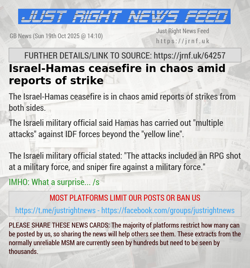 Israel—Hamas ceasefire in chaos amid reports of strike