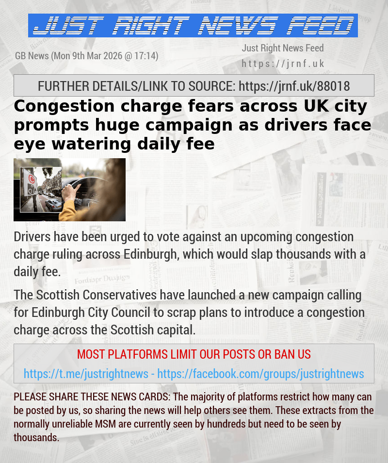 Congestion charge fears across UK city prompts huge campaign as drivers face eye—watering daily fee