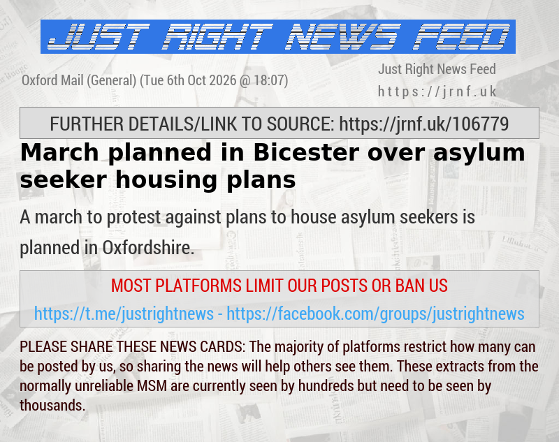 March planned in Bicester over asylum seeker housing plans