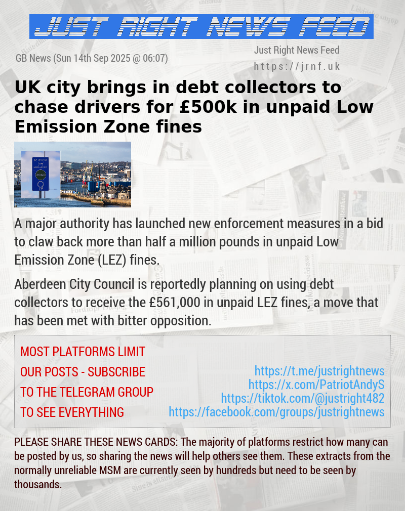 UK city brings in debt collectors to chase drivers for £500k in unpaid Low Emission Zone fines