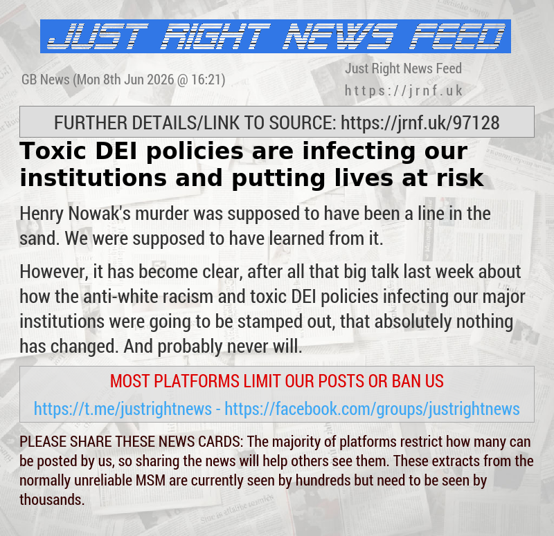 Toxic DEI policies are infecting our institutions and putting lives at risk