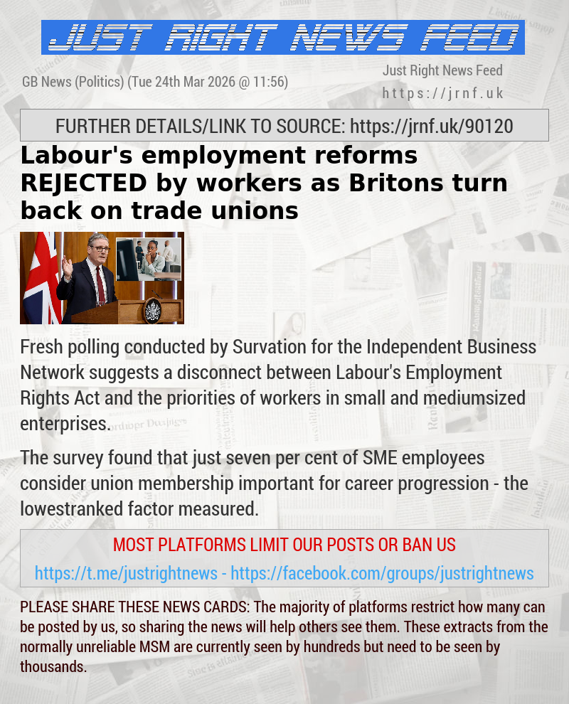 Labour’s employment reforms REJECTED by workers as Britons turn back on trade unions