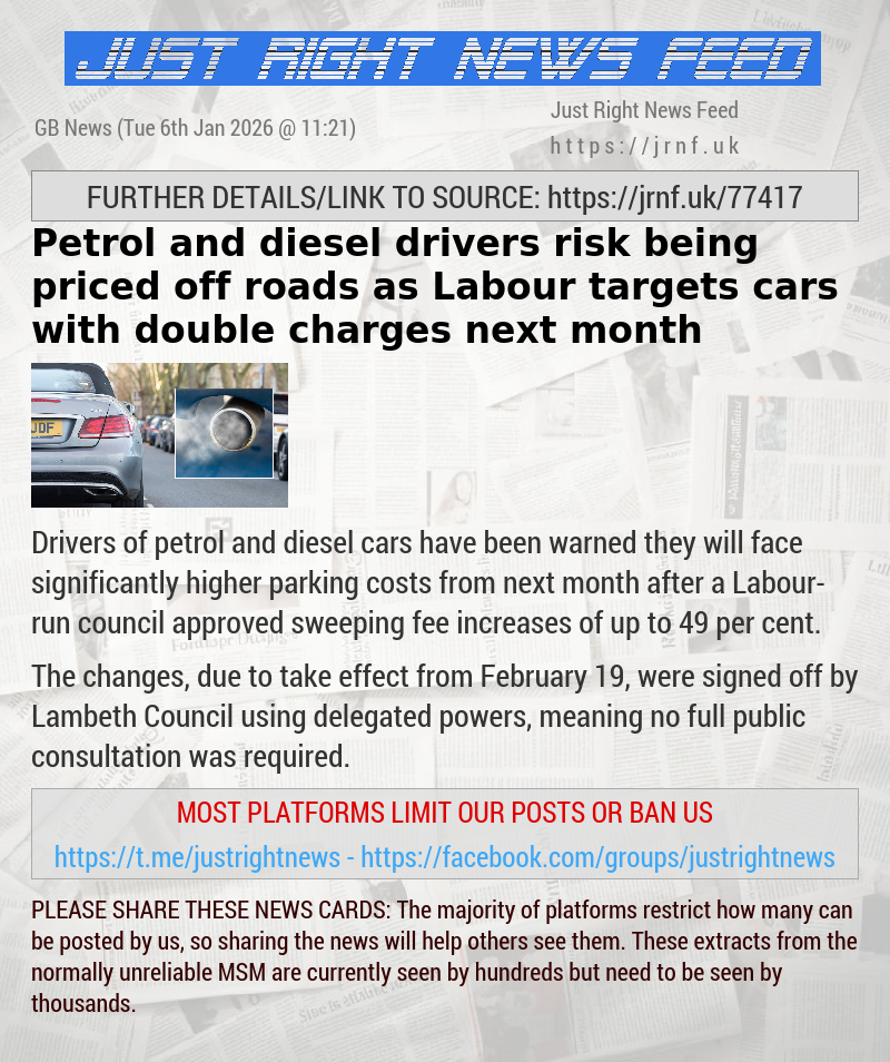Petrol and diesel drivers risk being priced off roads as Labour targets cars with double charges next month