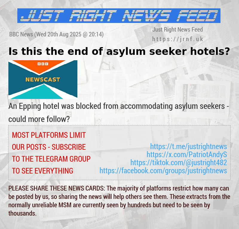 Is this the end of asylum seeker hotels?