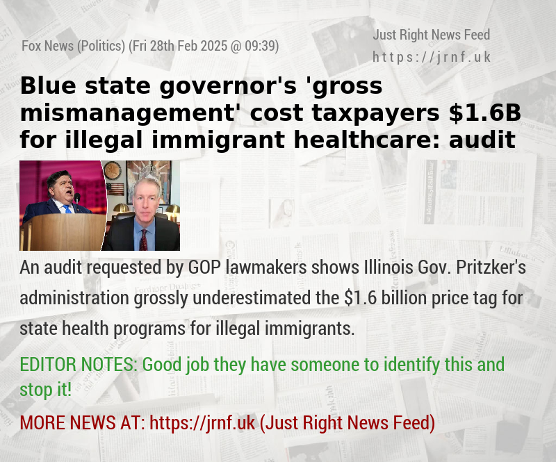 Blue state governor’s ’gross mismanagement’ cost taxpayers $1.6B for illegal immigrant healthcare: audit