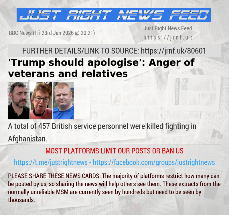 ’Trump should apologise’: Anger of veterans and relatives