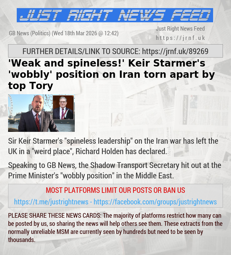 ’Weak and spineless!’ Keir Starmer’s ’wobbly’ position on Iran torn apart by top Tory