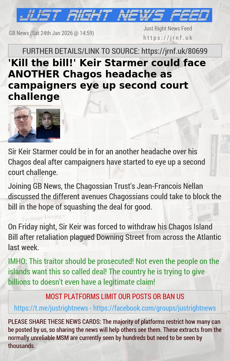 ’Kill the bill!’ Keir Starmer could face ANOTHER Chagos headache as campaigners eye up second court challenge