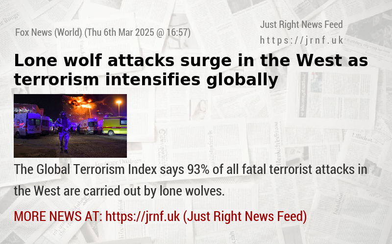 Lone wolf attacks surge in the West as terrorism intensifies globally