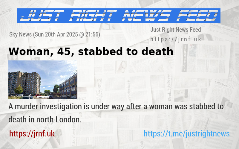 Woman, 45, stabbed to death