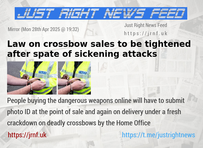 Law on crossbow sales to be tightened after spate of sickening attacks
