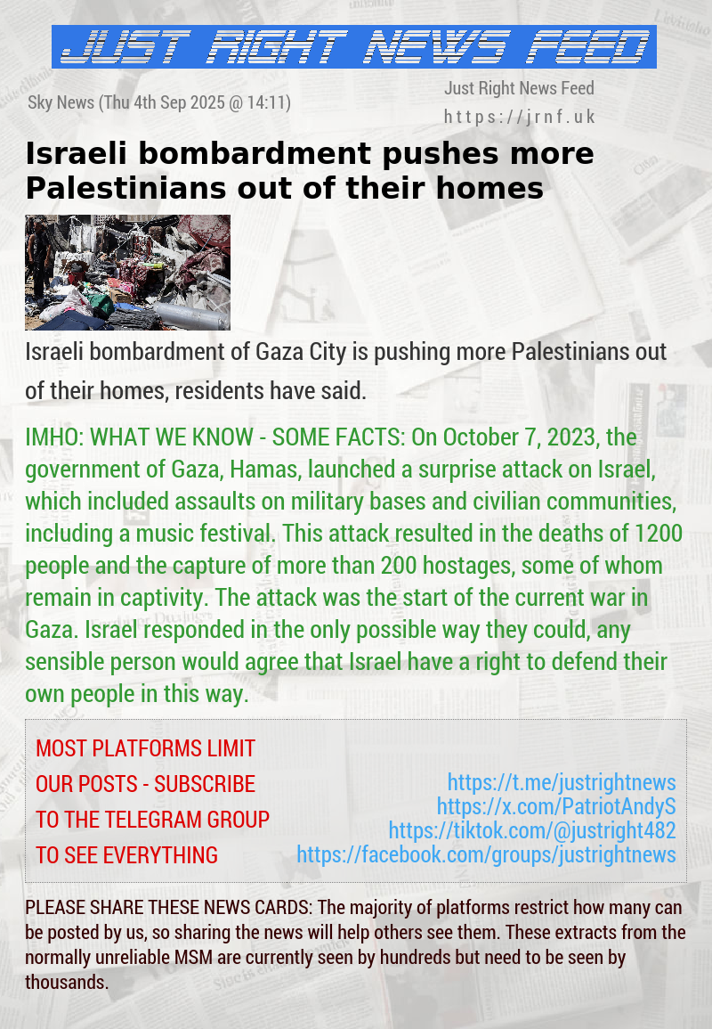 Israeli bombardment pushes more Palestinians out of their homes