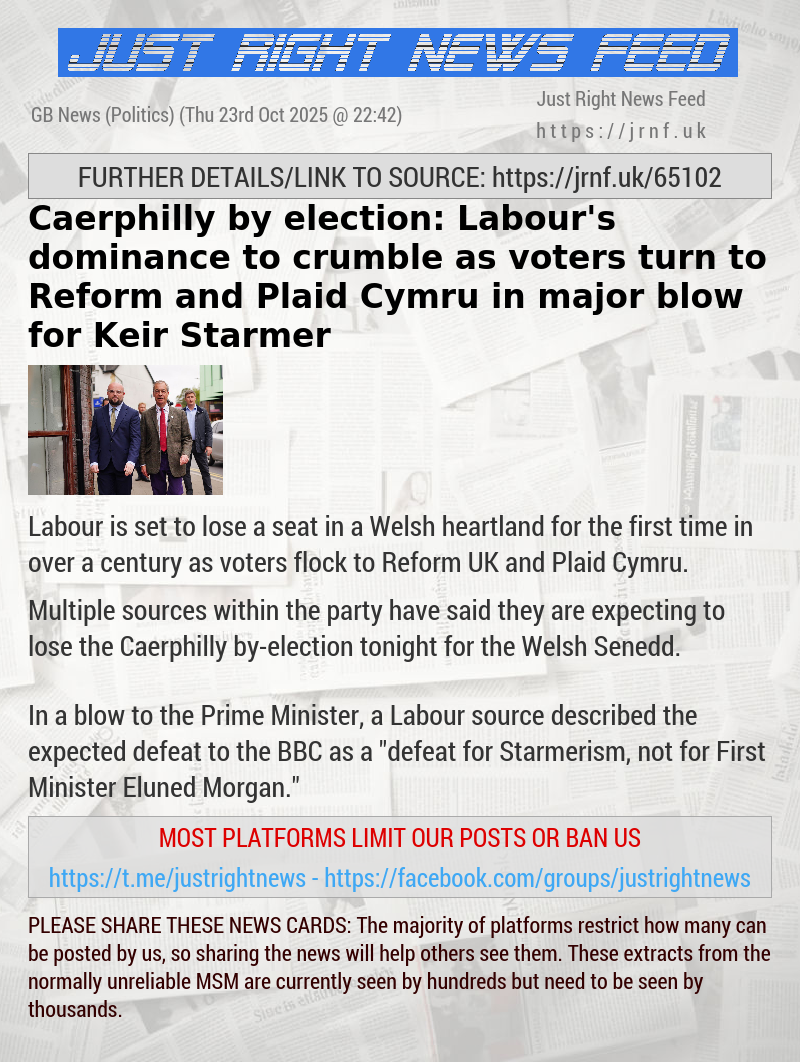 Caerphilly by—election: Labour’s dominance to crumble as voters turn to Reform and Plaid Cymru in major blow for Keir Starmer