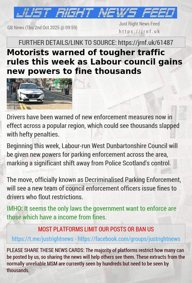 Motorists warned of tougher traffic rules this week as Labour council gains new powers to fine thousands