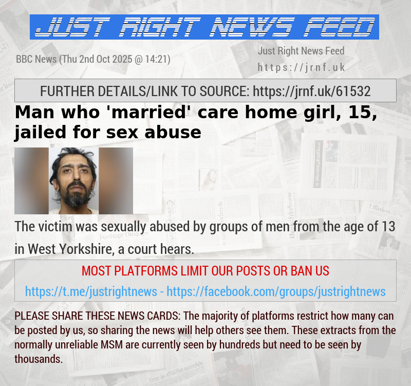 Man who ’married’ care home girl, 15, jailed for sex abuse