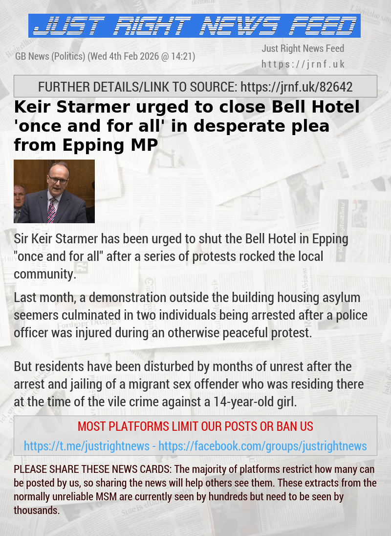 Keir Starmer urged to close Bell Hotel ’once and for all’ in desperate plea from Epping MP