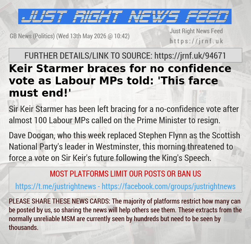 Keir Starmer braces for no—confidence vote as Labour MPs told: ’This farce must end!’
