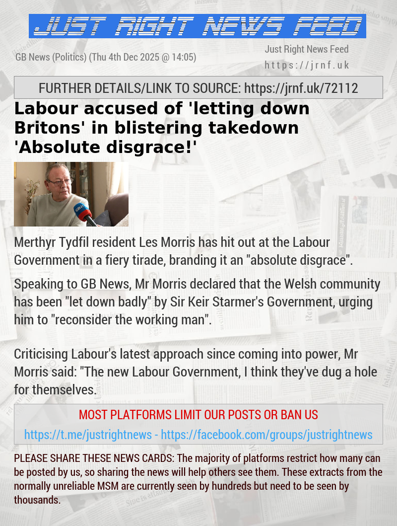 Labour accused of ’letting down Britons’ in blistering takedown — ’Absolute disgrace!’