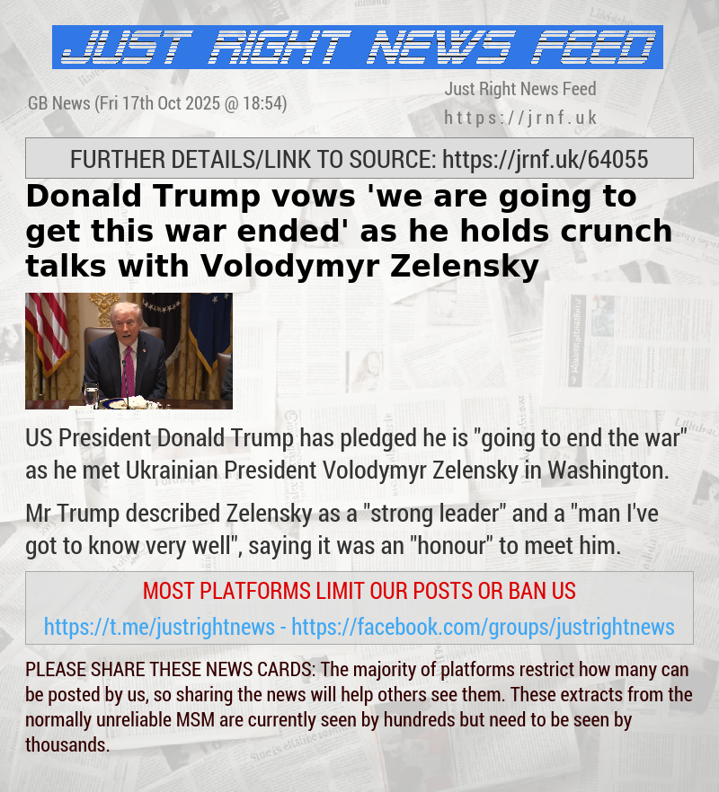 Donald Trump vows ’we are going to get this war ended’ as he holds crunch talks with Volodymyr Zelensky