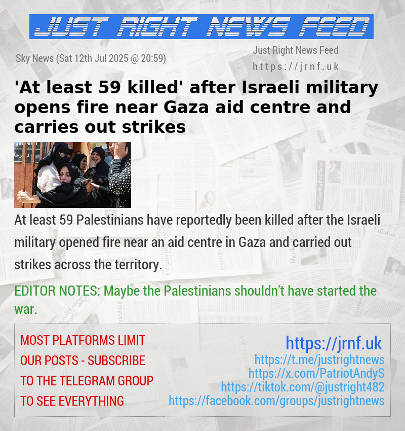 ’At least 59 killed’ after Israeli military opens fire near Gaza aid centre and carries out strikes
