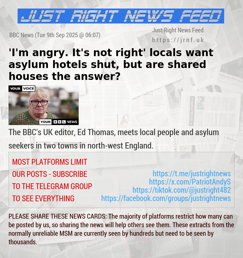 ’I’m angry. It’s not right’ — locals want asylum hotels shut, but are shared houses the answer?