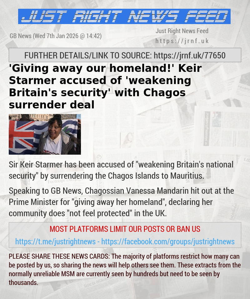 ’Giving away our homeland!’ Keir Starmer accused of ’weakening Britain’s security’ with Chagos surrender deal