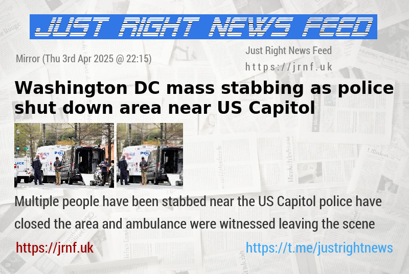 Washington DC mass stabbing as police shut down area near US Capitol