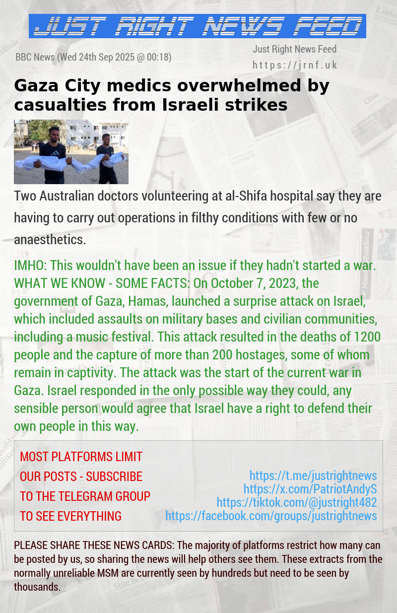 Gaza City medics overwhelmed by casualties from Israeli strikes