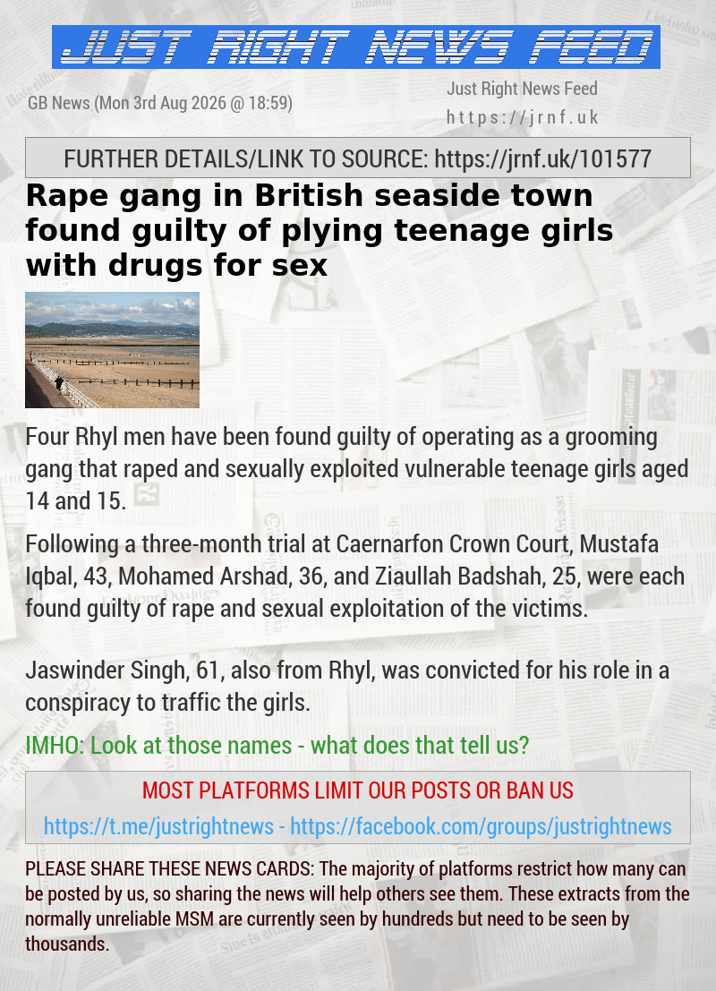 Rape gang in British seaside town found guilty of plying teenage girls with drugs for sex