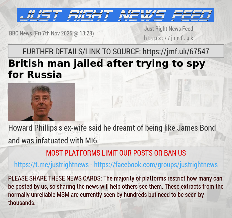 British man jailed after trying to spy for Russia