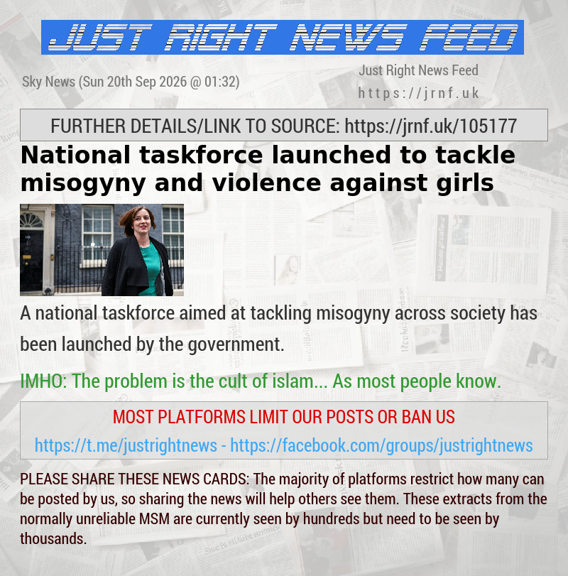 National taskforce launched to tackle misogyny and violence against girls